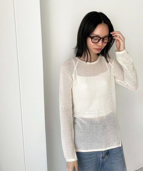 CANAL JEAN（キャナルジーン）の「Dume(デューム) マットフレームダテメガネ（メガネ・レディース・ブラック/ブラウン系その他・ONE SIZE）」の3枚目の写真