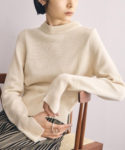 TODAYFUL - TODAYFUL トゥデイフル Sheer Cuff Slub Knit TODAYFUL（トゥデイフル）の「TODAYFUL(トゥデイフル) 