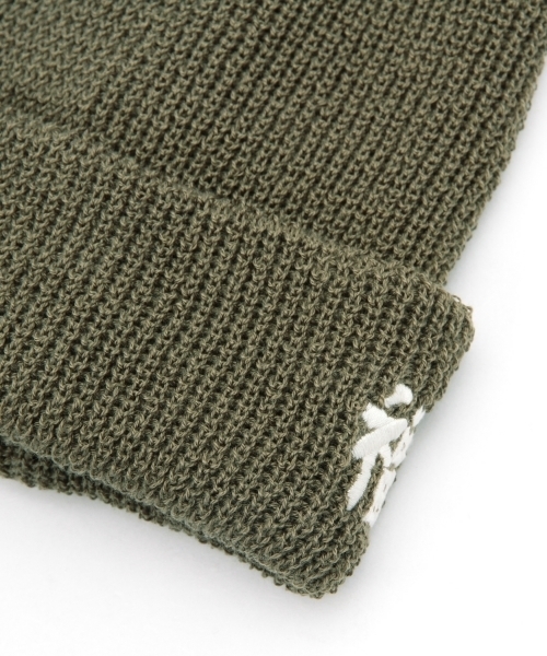 INFIELDER DESIGN（インフィールダーデザイン）の「◎INFIELDER DESIGN×BEAMS BOY / 虎&福 ワッチキャップ（ニットキャップ/ビーニー・レディース・ナチュラル/オリーブ・ONE SIZE）」の12枚目の写真