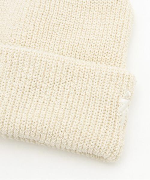 INFIELDER DESIGN（インフィールダーデザイン）の「◎INFIELDER DESIGN×BEAMS BOY / 虎&福 ワッチキャップ（ニットキャップ/ビーニー・レディース・ナチュラル/オリーブ・ONE SIZE）」の11枚目の写真