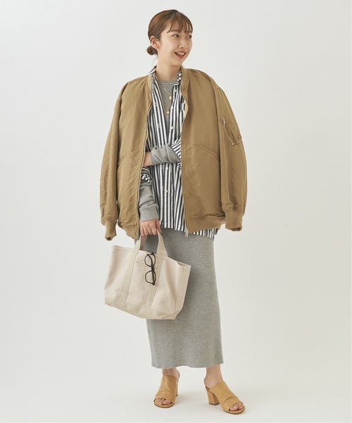 plage（プラージュ）の「YAKコンthermal スカート◆（スカート・レディース・ライトグレー・38/36）」の2枚目の写真