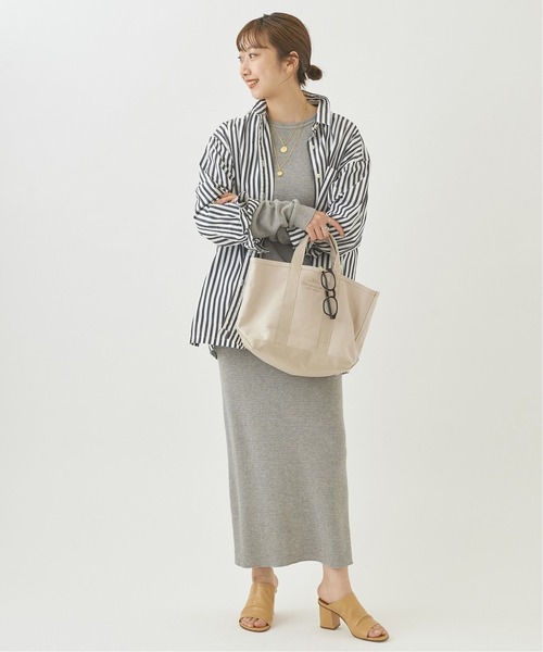 plage（プラージュ）の「YAKコンthermal スカート◆（スカート・レディース・ライトグレー・38/36）」の9枚目の写真