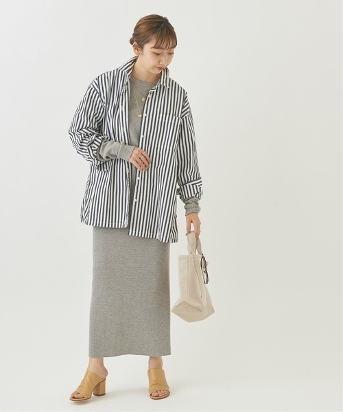 plage（プラージュ）の「YAKコンthermal スカート◆（スカート・レディース・ライトグレー・38/36）」の10枚目の写真