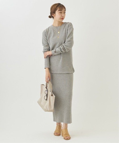 plage（プラージュ）の「YAKコンthermal スカート◆（スカート・レディース・ライトグレー・38/36）」の16枚目の写真