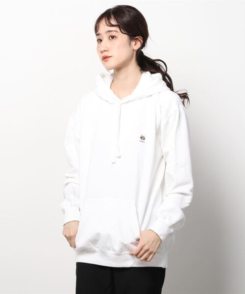 77circa（ナナナナサーカ）の「ONE BY ONE embloidery hoody (oo21aw-04)（パーカー・レディース・チャコールグレー/ホワイト・LARGE/MEDIUM/X-LARGE）」の16枚目の写真