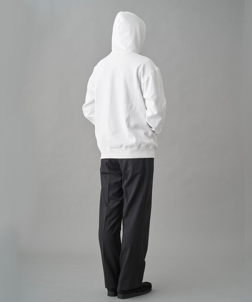 77circa（ナナナナサーカ）の「ONE BY ONE embloidery hoody (oo21aw-04)（パーカー・レディース・チャコールグレー/ホワイト・LARGE/MEDIUM/X-LARGE）」の9枚目の写真