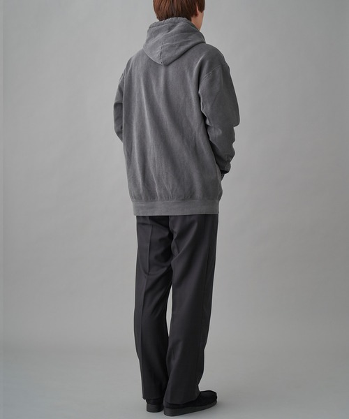 77circa（ナナナナサーカ）の「ONE BY ONE embloidery hoody (oo21aw-04)（パーカー・レディース・チャコールグレー/ホワイト・LARGE/MEDIUM/X-LARGE）」の13枚目の写真