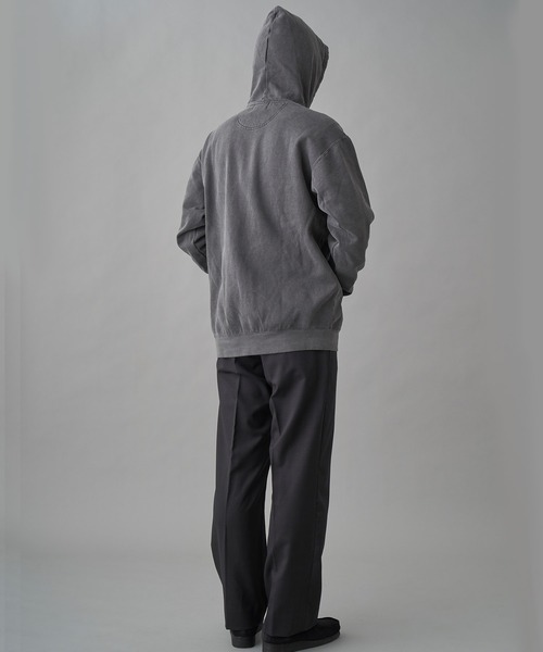 77circa（ナナナナサーカ）の「ONE BY ONE embloidery hoody (oo21aw-04)（パーカー・レディース・チャコールグレー/ホワイト・LARGE/MEDIUM/X-LARGE）」の14枚目の写真