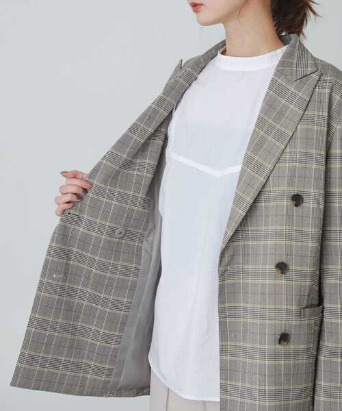 SENSE OF PLACE by URBAN RESEARCH（センスオブプレイスバイアーバンリサーチ）の「チェックテーラードジャケット（テーラードジャケット・レディース・チェック・ONE）」の12枚目の写真