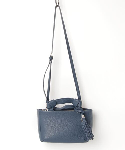 Atelier nuu（アトリエヌウ）の「Atelier nuu loopミニボストン（ショルダーバッグ・レディース・スカイブルー/アイボリー/ピンクベージュ/グレイッシュベージュ/ネイビー/ブラック・FREE）」の5枚目の写真