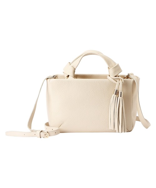 Atelier nuu（アトリエヌウ）の「Atelier nuu loopミニボストン（ショルダーバッグ・レディース・スカイブルー/アイボリー/ピンクベージュ/グレイッシュベージュ/ネイビー/ブラック・FREE）」の11枚目の写真