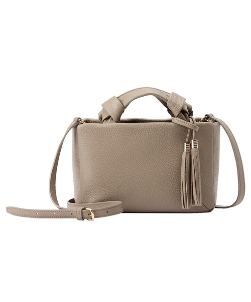 Atelier nuu（アトリエヌウ）の「Atelier nuu loopミニボストン（ショルダーバッグ・レディース・スカイブルー/アイボリー/ピンクベージュ/グレイッシュベージュ/ネイビー/ブラック・FREE）」の14枚目の写真