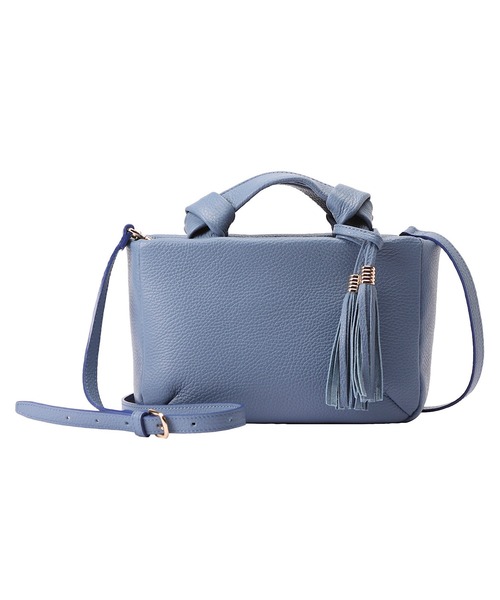 Atelier nuu（アトリエヌウ）の「Atelier nuu loopミニボストン（ショルダーバッグ・レディース・スカイブルー/アイボリー/ピンクベージュ/グレイッシュベージュ/ネイビー/ブラック・FREE）」の15枚目の写真