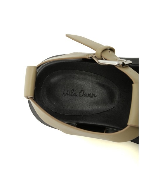 Mila Owen（ミラオーウェン）の「グルカサンダル（サンダル・レディース・ベージュ/ブラック・38/36/37）」の3枚目の写真