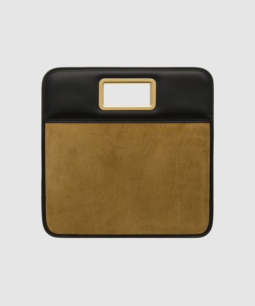 JIL SANDER(ジルサンダー)の「SQUARE HANDLE CLUTCH(クラッチバッグ・レディース・ブラウン系・U)」の2枚目の写真