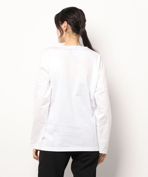 N.O.R.C（ノーク）の「シルケットロンT（Tシャツ/カットソー・レディース・ホワイト/ブラック・S/M）」の18枚目の写真