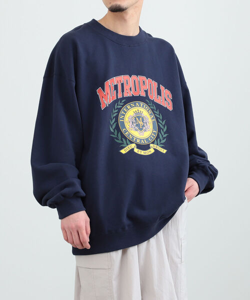 BeAMS DOT（ビームスドット）の「【WEB限定】BeAMS DOT / カレッジスウェットシャツ（スウェット・メンズ・ネイビー/グレー・MEDIUM/LARGE）」の19枚目の写真
