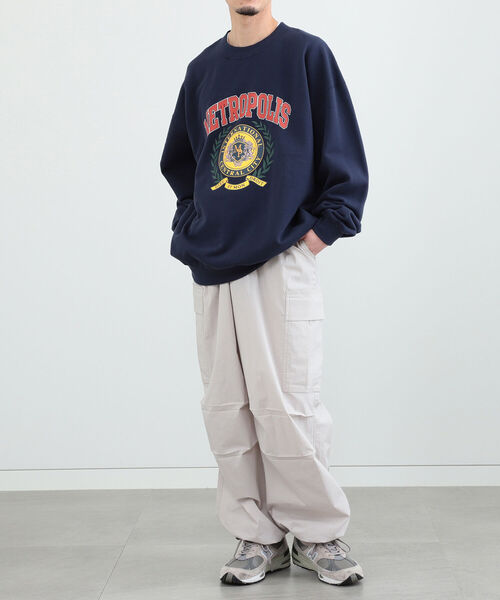 BeAMS DOT（ビームスドット）の「【WEB限定】BeAMS DOT / カレッジスウェットシャツ（スウェット・メンズ・ネイビー/グレー・MEDIUM/LARGE）」の20枚目の写真