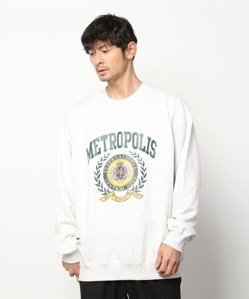 BeAMS DOT（ビームスドット）の「【WEB限定】BeAMS DOT / カレッジスウェットシャツ（スウェット・メンズ・ネイビー/グレー・MEDIUM/LARGE）」の11枚目の写真