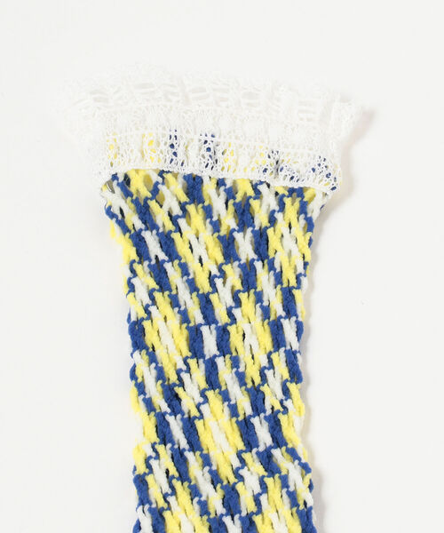 maturely（マチュアリー）の「maturely / Coler Combi Socks（ソックス/靴下・レディース・ホワイト/ナチュラル・ONE SIZE）」の5枚目の写真