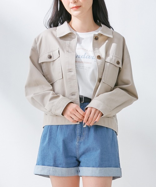 Honeys（ハニーズ）の「ミリタリージャケット（ミリタリー