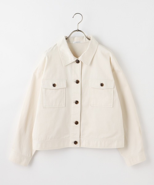 Honeys(ハニーズ)の「ミリタリージャケット(ミリタリージャケット・レディース・カーキ/ベージュ/アイボリー・M/L/S)」の13枚目の写真