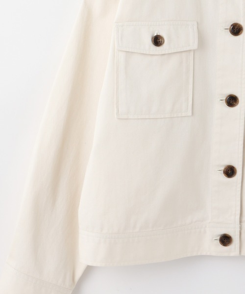 Honeys(ハニーズ)の「ミリタリージャケット(ミリタリージャケット・レディース・カーキ/ベージュ/アイボリー・M/L/S)」の14枚目の写真