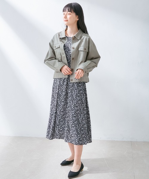 Honeys(ハニーズ)の「ミリタリージャケット(ミリタリージャケット・レディース・カーキ/ベージュ/アイボリー・M/L/S)」の15枚目の写真