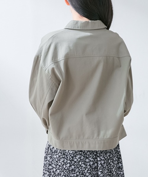 Honeys(ハニーズ)の「ミリタリージャケット(ミリタリージャケット・レディース・カーキ/ベージュ/アイボリー・M/L/S)」の17枚目の写真