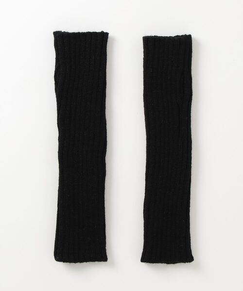 WEGO（ウィゴー）の「WEGO/リブアームウォーマー（アームカバー・レディース・ブラック/ホワイト・FREE）」の3枚目の写真