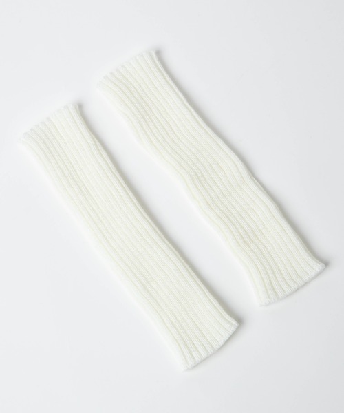 WEGO（ウィゴー）の「WEGO/リブアームウォーマー（アームカバー・レディース・ブラック/ホワイト・FREE）」の7枚目の写真