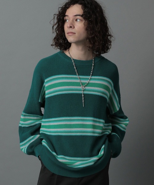 HARE（ハレ）の「グラデボーダーニット(HARE)（ニット/セーター）」 - WEAR