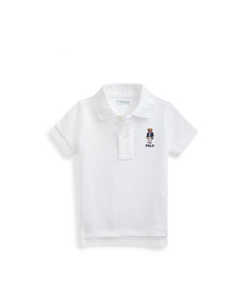 Polo ベア コットン メッシュ ポロシャツ