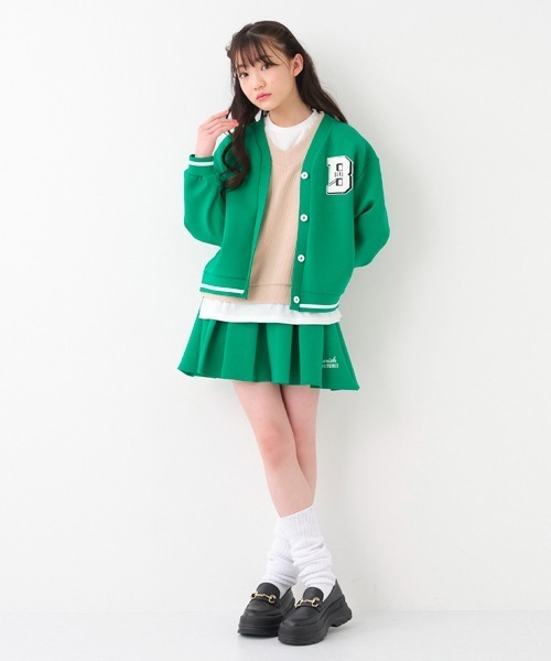 by LOVEiT（バイラビット）の「レタードカーディガン（カーディガン/ボレロ・キッズ・グリーン/ラベンダー/サックスブルー・130cm/120cm/140cm/150cm/160cm）」の14枚目の写真