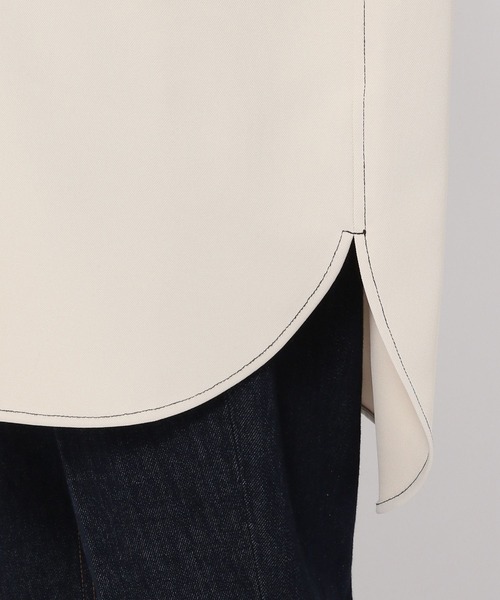 PAGEBOY(ページボーイ)の「CORE / ステッチオーバーシャツ(シャツ/ブラウス・レディース・ブラック/オフホワイト・FREE)」の21枚目の写真