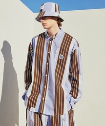 LIBERE リベーレ / THE TALL ST SHIRT セットアップビッグシルエットストライプシャツ / 221248-221249