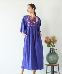 JACK & MARIE | Saramallika　コットンブロックパターンドレス 020421SG3(ワンピース)