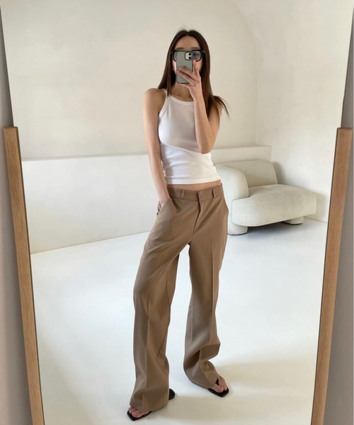 Didot.showroom（ディドット ショールーム）の「2WAY アメスリ キャミソール（キャミソール・レディース・ホワイト/グレー/ブラック/ベージュ/ミント/ピンク・FREE）」の8枚目の写真