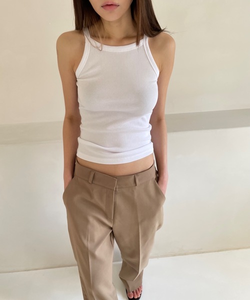 Didot.showroom（ディドット ショールーム）の「2WAY アメスリ キャミソール（キャミソール・レディース・ホワイト/グレー/ブラック/ベージュ/ミント/ピンク・FREE）」の12枚目の写真