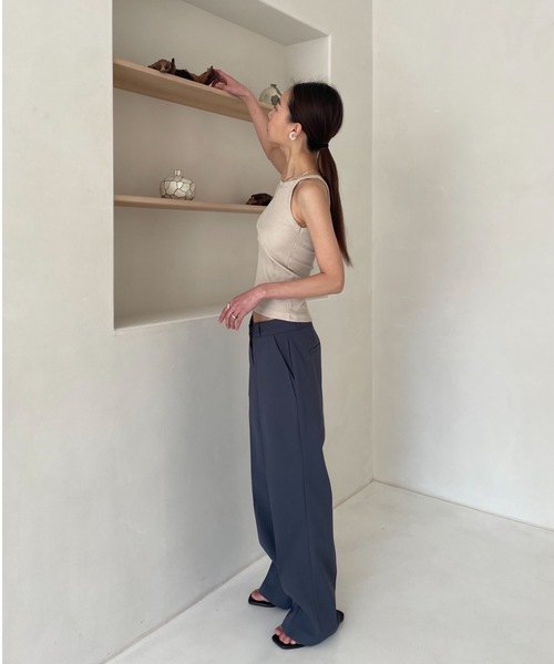 Didot.showroom（ディドット ショールーム）の「2WAY アメスリ キャミソール（キャミソール・レディース・ホワイト/グレー/ブラック/ベージュ/ミント/ピンク・FREE）」の14枚目の写真