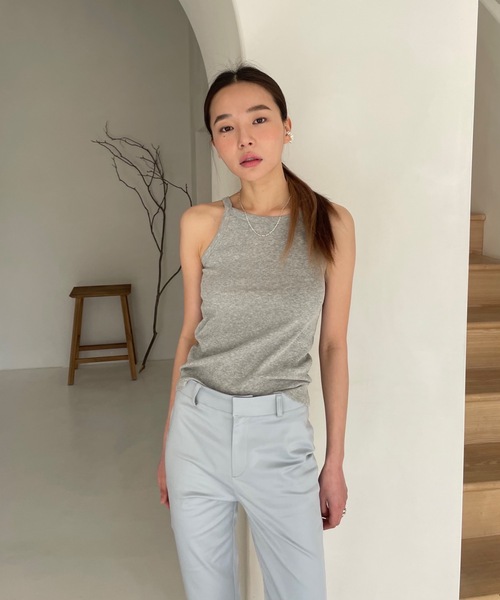 Didot.showroom（ディドット ショールーム）の「2WAY アメスリ キャミソール（キャミソール・レディース・ホワイト/グレー/ブラック/ベージュ/ミント/ピンク・FREE）」の21枚目の写真