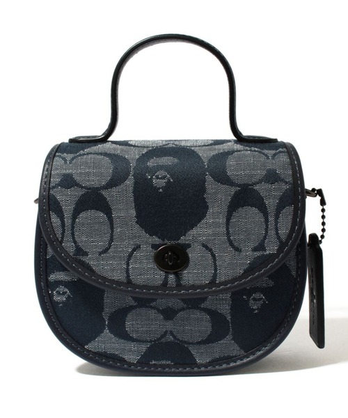 A BATHING APE（アベイシングエイプ）の「BAPE X COACH MINI TOP HANDLE SADDLE L（ショルダー