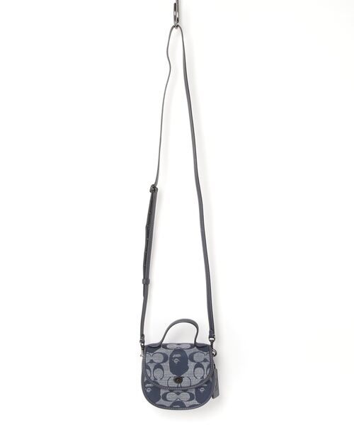 A BATHING APE（アベイシングエイプ）の「BAPE X COACH MINI TOP HANDLE SADDLE L（ショルダー