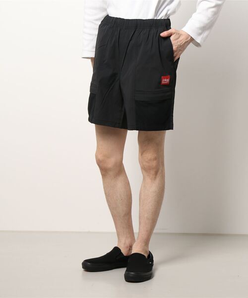 BARK MANHATTAN(バークマンハッタン)の「Manhattan Portage/マンハッタン ポーテージ/MESH POCKET SHORTS/メッシュポケットショーツ/MP-M381(その他パンツ・メンズ・セージグリーン/ブラック・SMALL)」の2枚目の写真
