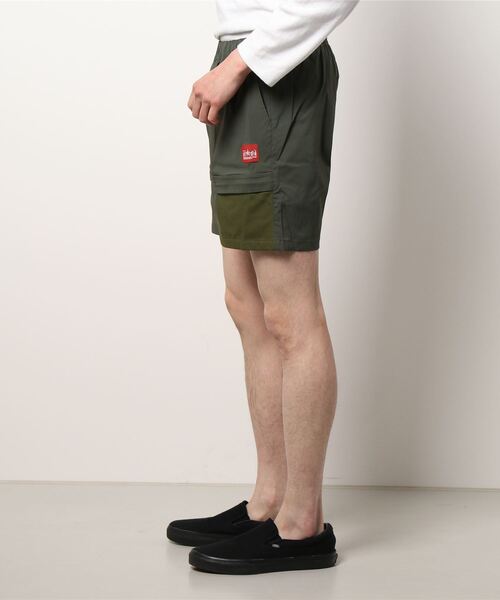 BARK MANHATTAN(バークマンハッタン)の「Manhattan Portage/マンハッタン ポーテージ/MESH POCKET SHORTS/メッシュポケットショーツ/MP-M381(その他パンツ・メンズ・セージグリーン/ブラック・SMALL)」の3枚目の写真