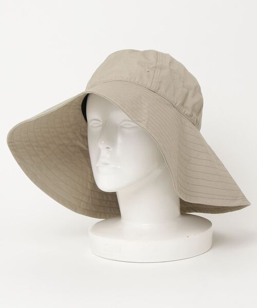 Bocodeco(ボコデコ)の「bocodeco Cottn Canvas Draw BIg Brim Hat (BD-BB107)(ハット・メンズ・ブラック/ベージュ・FREE)」の1枚目の写真