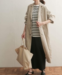 URBAN RESEARCH DOORS | リネンワイドチェスターコート(チェスターコート)