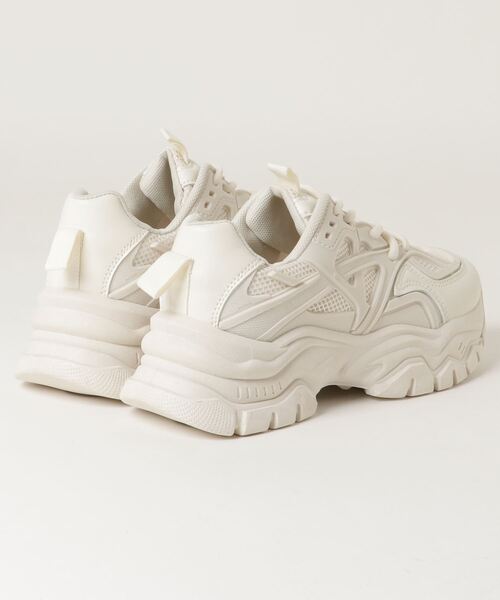 Figments（フィグメンツ）の「プラットフォームスニーカー（スニーカー・レディース・ブラック/オフホワイト・SMALL/MEDIUM）」の9枚目の写真