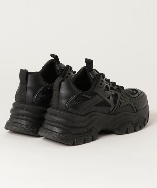 Figments（フィグメンツ）の「プラットフォームスニーカー（スニーカー・レディース・ブラック/オフホワイト・SMALL/MEDIUM）」の7枚目の写真