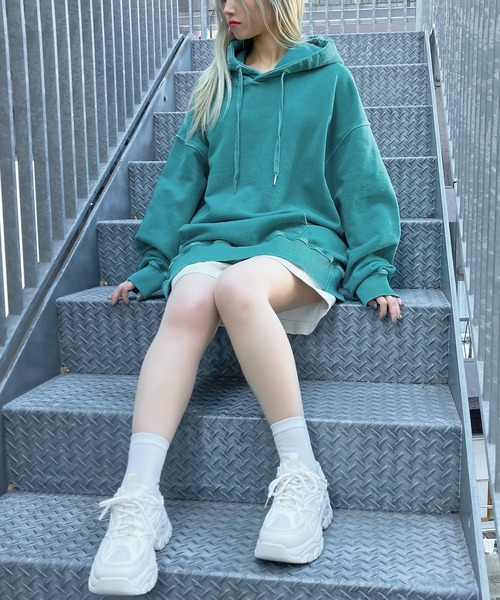 Figments（フィグメンツ）の「プラットフォームスニーカー（スニーカー・レディース・ブラック/オフホワイト・SMALL/MEDIUM）」の8枚目の写真